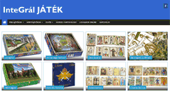 Desktop Screenshot of integraljatek.hu